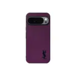 YSL Prime Purple Pixel Case Black Logo
