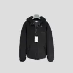 Celine Homme Logo-Embroidered Wool And Cotton-Blend Fleece Hooded Jacket