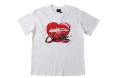 Corteiz Love Design Monogram T shirt White