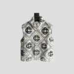 Casablanca Monogram Faux Fur High Neck Gilet