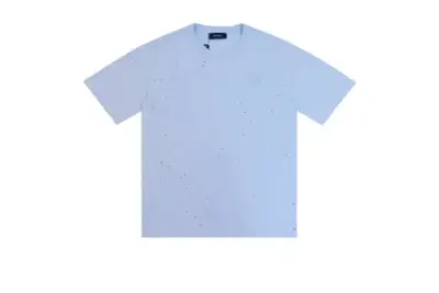 Amiri Oversized T Shirt Sky Blue