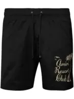 AMIRI Resort Club Swim Shorts black