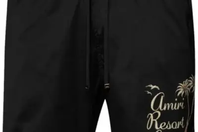 AMIRI Resort Club Swim Shorts black