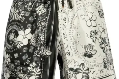 AMIRI Bandana Shorts Black