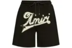 AMIRI Distressed Sweatshort Black