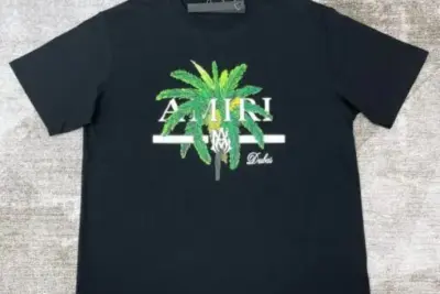 Amiri Palm Tree T-Shirt Black & Green