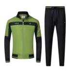 Lacoste Windbreaker Jogging Suit Classic Embroidered Tracksuit Green