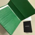 Prada Saffiano Small Wallet in Sunny Green - Image 2