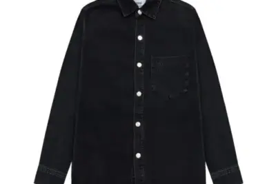 Ami Paris Denim Shirt Black