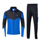 Lacoste Zip-Up Tracksuit Black/Blue