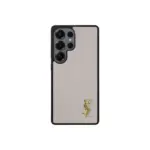 YSL Prime Beige Samsung Case Gold Logo