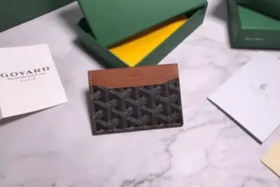 Goyard Card Holder Wallet Brown for Men