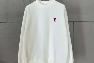 AMI Paris Ami De Cœur Sweatshirt White M1