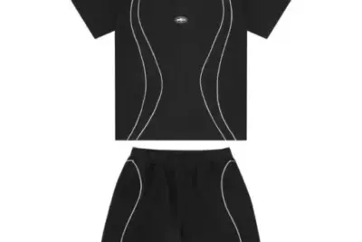Corteiz Island Pique Tracksuit Black