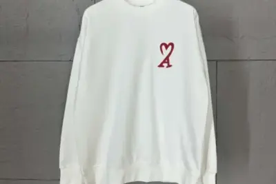 AMI Paris Ami De Cœur Sweatshirt White