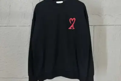 AMI Paris Ami De Cœur Sweatshirt Black