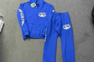 Corteiz Gasolina Tracksuit Blue