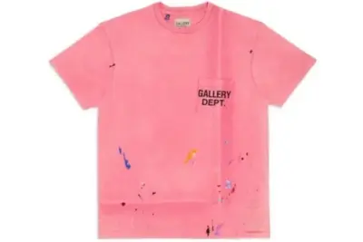 Gallery Dept. Vintage Logo Painted T-Shirt Salmon
