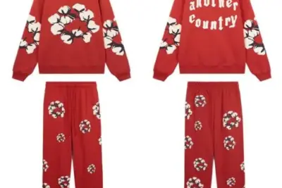 Denim Tears X Cactus Plant Flea Tracksuit Red