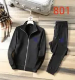 Celine Back Logo Hoodie and Jogger Set Black