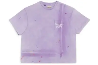 Hoodie Gallery Dept. Vintage Logo Painted T-Shirt Purple