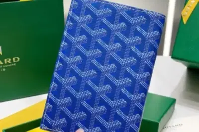 Goyard Saint Pierre Card Holder Wallet Blue