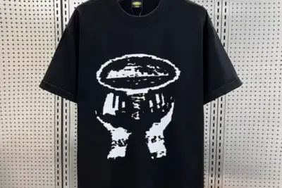 Corteiz Vortex Hands T-Shirt Black