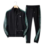 Lacoste Zip-Up Tracksuit Black