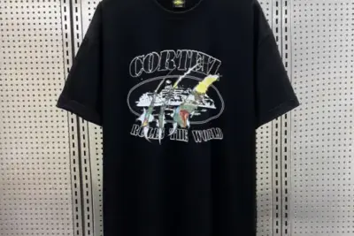 Corteiz Narnia Rip T-shirt Black