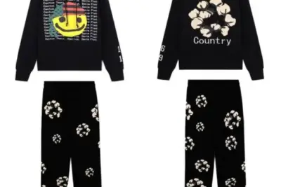 Denim Tears E-Star Face Tracksuit Black