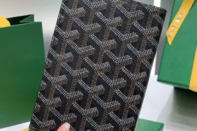 Goyard Saint Pierre Card Holder Wallet Brown Black