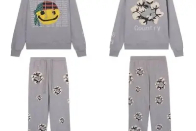 Denim Tears E-Star Face Tracksuit Grey