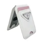 Prada White Magsafe Stand Cardholder