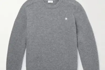 Celine Homme Striped Cotton-Blend Sweater