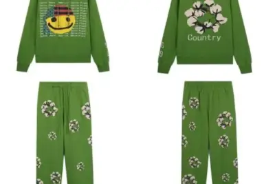 Denim Tears E-Star Face Tracksuit Green