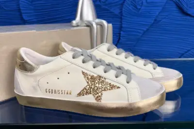 Golden Goose Super-Star Sneakers Golden/ White