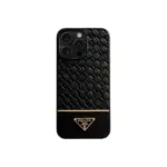 Prada iPhone Case Gold Black