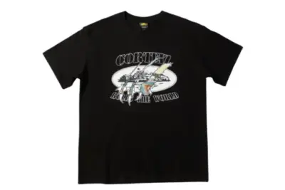 Corteiz Design Monogram T shirt Black