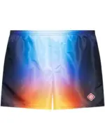 Casablanca Swim Shorts Color Gradient Black