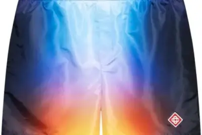 Casablanca Swim Shorts Color Gradient Black