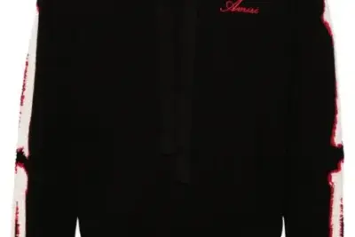 AMIRI Bones Hoodie Black/Red/Light Beige