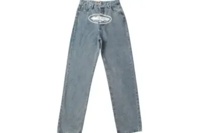 Corteiz Alcatraz C Star Denim Jeans Blue
