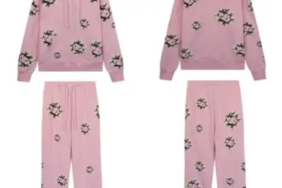 Denim Tears Floral Oversized Tracksuit Pink