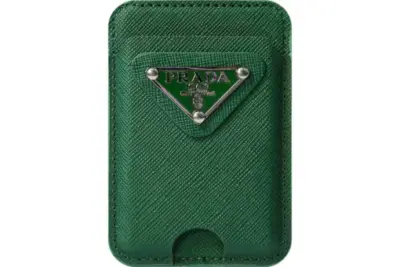 Prada Green Magsafe Cardholder