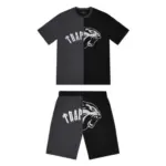 Trapstar Short Set Black Grey