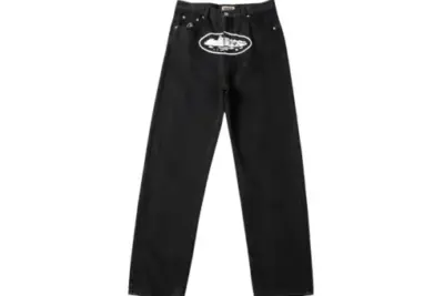 Corteiz Alcatraz C Star Denim Jeans Black