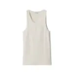 Burberry Equestrian Knight ribbed vest top grey