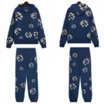 Denim Tears Floral Oversized Tracksuit Blue