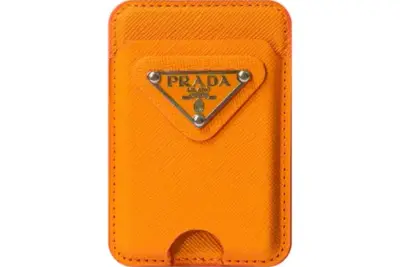 Prada Orange Magsafe Cardholder