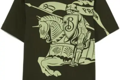 Burberry EKD Badge Cotton T-shirt Black